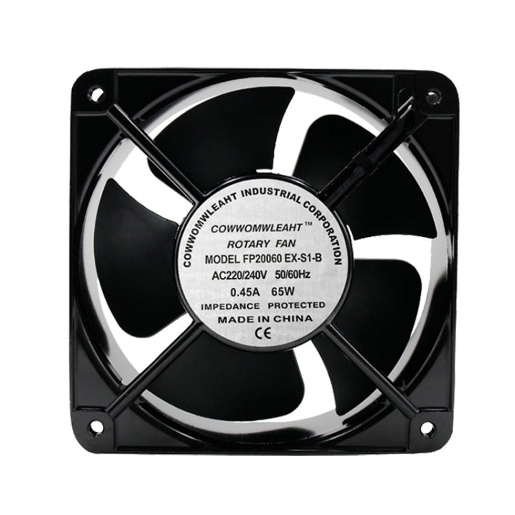Gabinete de chasis de 20 cm Caja de metal Ventilador de enfriamiento de bajo ruido, FP20060 110V, FP20060 220V, FP20060 380V