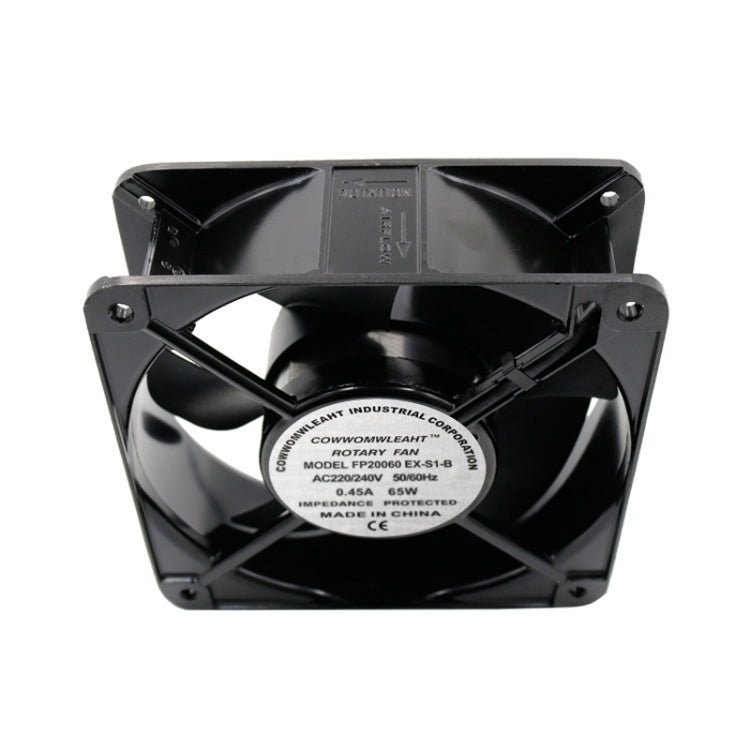 Gabinete de chasis de 20 cm Caja de metal Ventilador de enfriamiento de bajo ruido, FP20060 110V, FP20060 220V, FP20060 380V