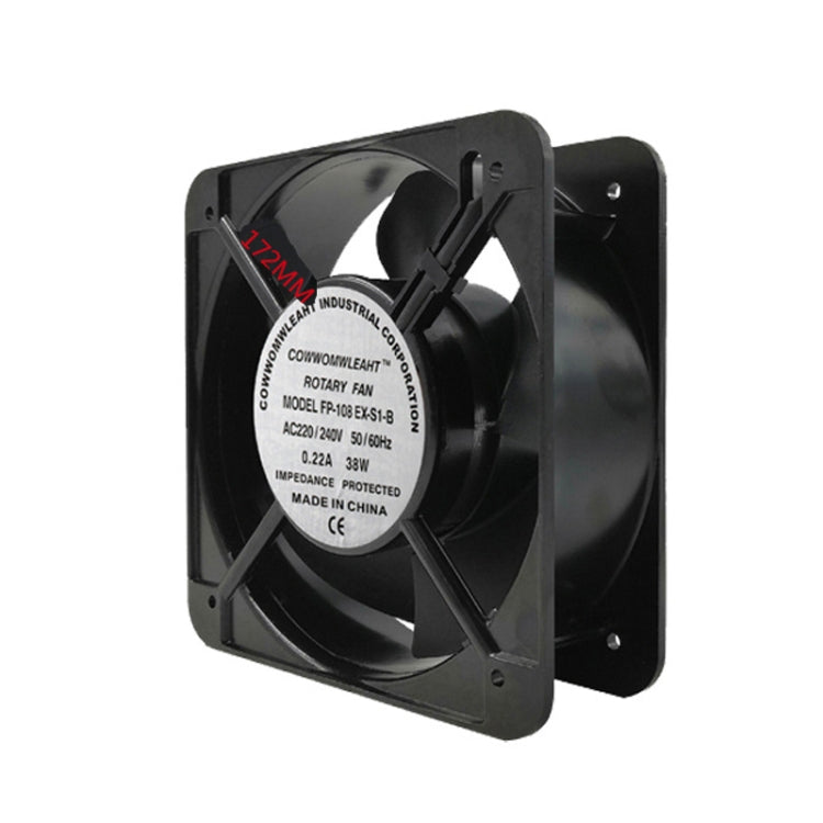 Eje del gabinete eléctrico del chasis del rodillo de 220V 38W 15cm, Oil Bearing Fan, Double Rolling Ball Bearing Fan