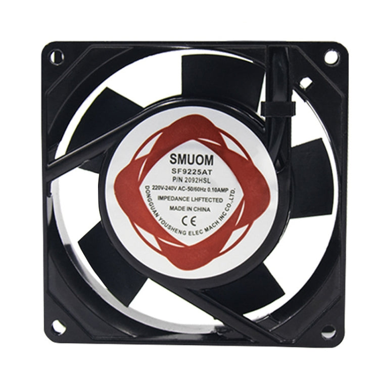 Ventilador de disipación de calor de gabinete de chasis silencioso de 9 cm, 220V Oil Bearing, 110V Oil Bearing, 220V Double Ball Bearing, 110V Double Ball Bearing
