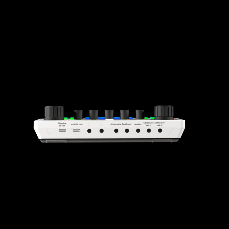 Tarjeta de sonido en vivo X50 Bluetooth RGB LED con interfaz de puerto OTG, X50