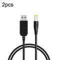 Cable de refuerzo USB Cable de alimentación del enrutador de energía móvil, 2pcs DC 5v to 9v, 2pcs DC 5v to 12v