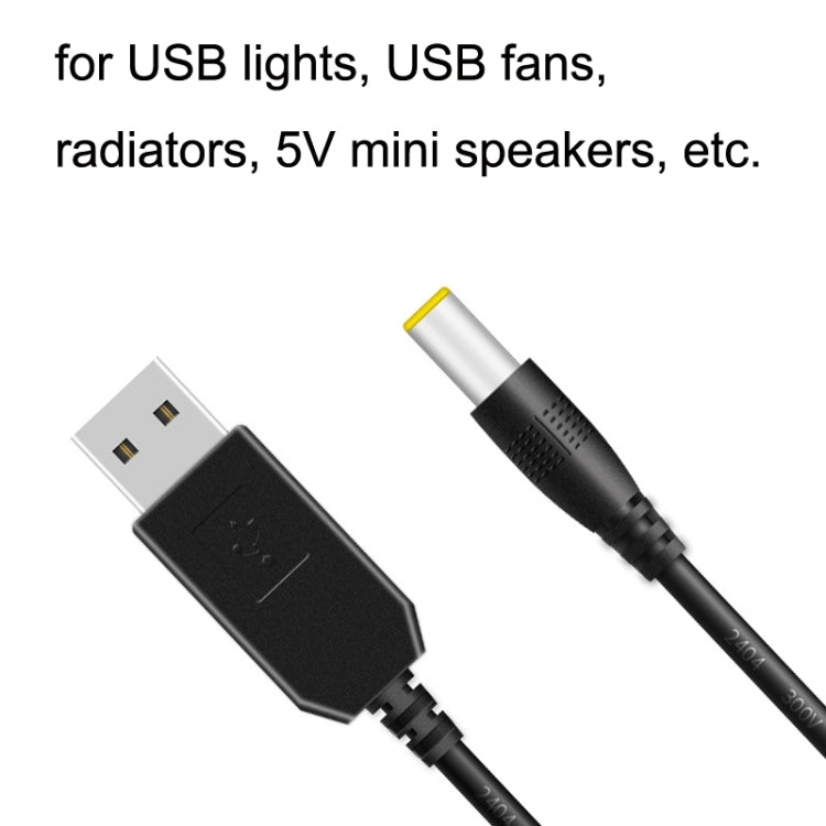 Cable de refuerzo USB Cable de alimentación del enrutador de energía móvil, 2pcs DC 5v to 9v, 2pcs DC 5v to 12v