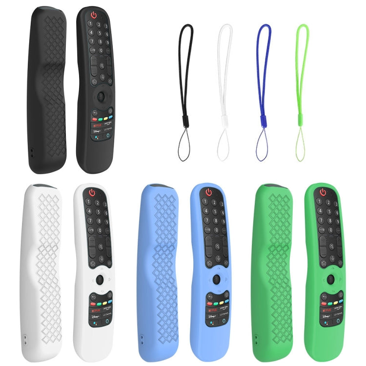 Funda de silicona para mando a distancia de TV LG AN-MR21GC / AN-MR21N / AN-MR21GA, GS0020  Black, GS0020 White, GS0020 Luminous Blue, GS0020 Luminous Green