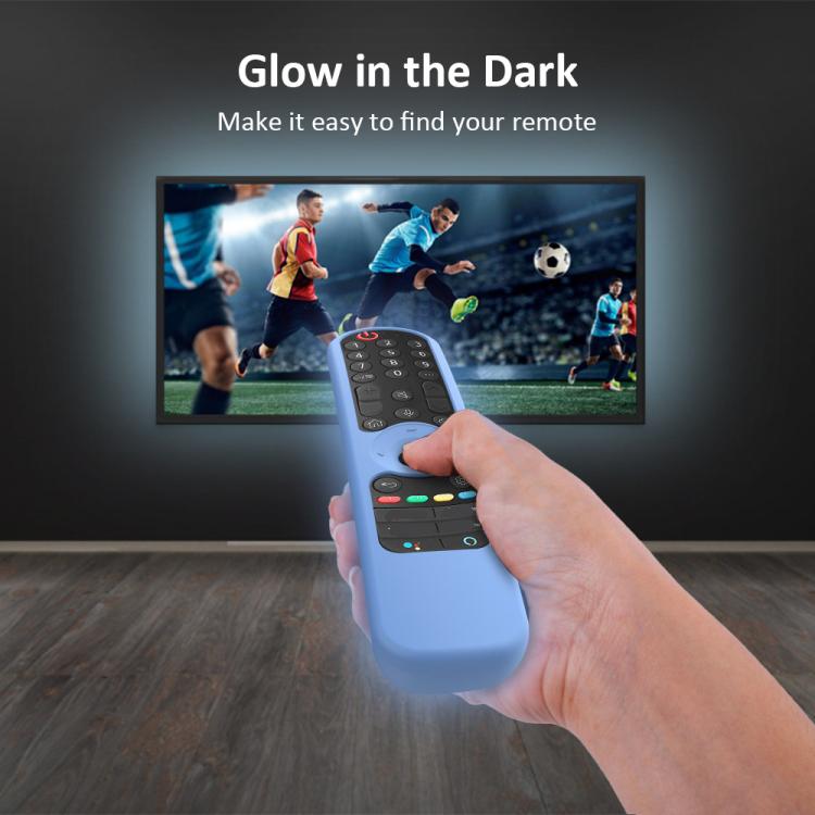 Funda de silicona para mando a distancia de TV LG AN-MR21GC / AN-MR21N / AN-MR21GA, GS0020  Black, GS0020 White, GS0020 Luminous Blue, GS0020 Luminous Green
