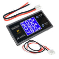 Medidor de potencia digital de 250 W Pantalla digital Voltímetro detector multifunción, 5A, 10A