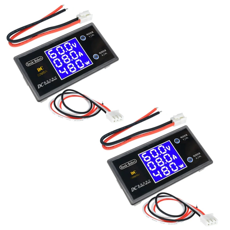 Medidor de potencia digital de 250 W Pantalla digital Voltímetro detector multifunción, 5A, 10A