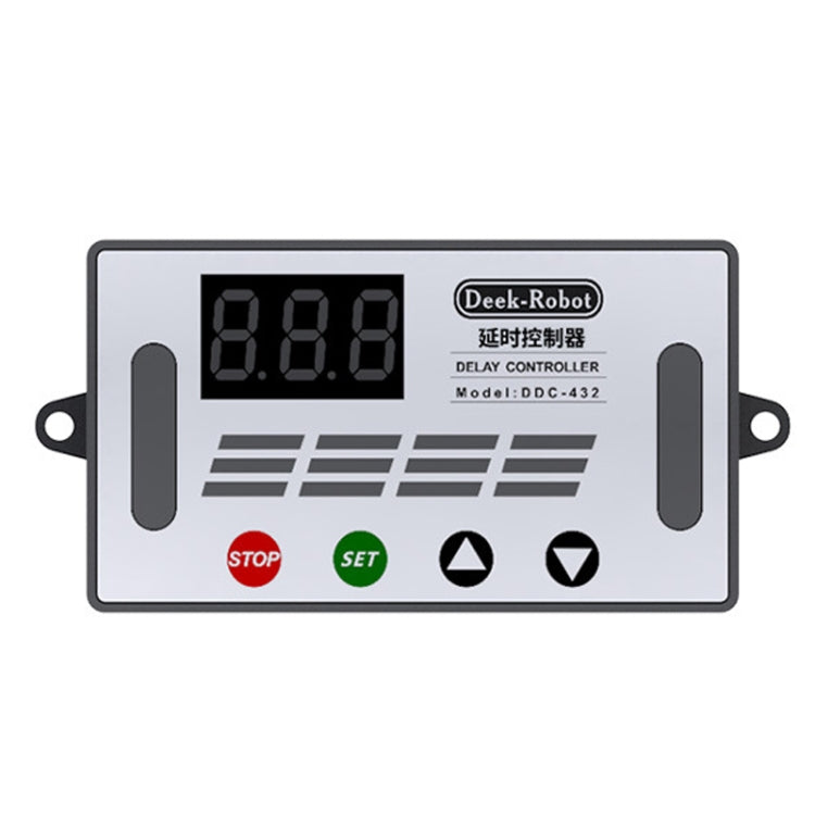 Deek-Robot DDC-432 Interruptor de relé de retardo DC5V-30V Controlador de relé de tiempo de pantalla digital de tubo MOS dual, Time Relay Controller