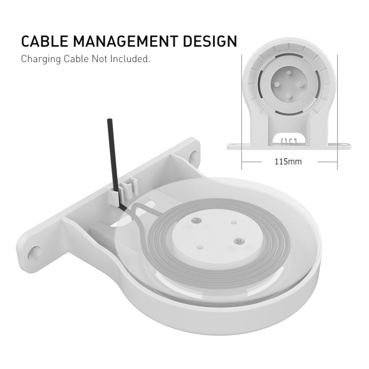 AhaStyle DD96 Soporte Soporte de almacenamiento de pared, For Amazon Echo Dot 3/4, For Google Wifi, For Apple HomePod Mini