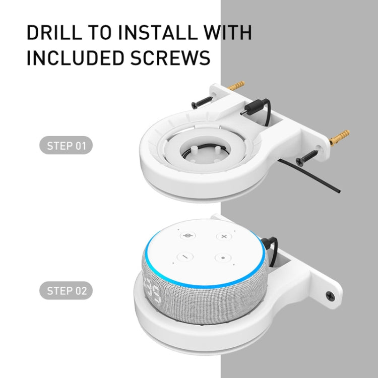 AhaStyle DD96 Soporte Soporte de almacenamiento de pared, For Amazon Echo Dot 3/4, For Google Wifi, For Apple HomePod Mini
