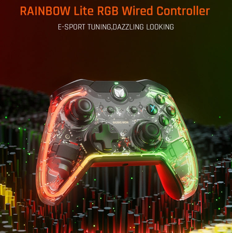 Controlador de Gamepad con cable de luz RGB para PC/Switch, BIGBIGWON C1 Lite, BIGBIGWON C1 Lite+R90, BIGBIGWON C1 S, BIGBIGWON C1 S+R90