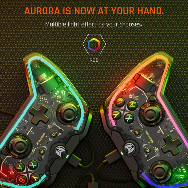 Controlador de Gamepad con cable de luz RGB para PC/Switch, BIGBIGWON C1 Lite, BIGBIGWON C1 Lite+R90, BIGBIGWON C1 S, BIGBIGWON C1 S+R90