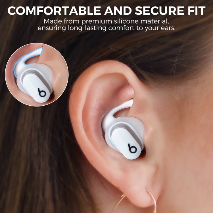 Para auriculares Beats Studio Buds AhaStyle PT172 de silicona, estilo:, Earcap x 3+Case (White), Earcap x 3+Case (Red), Earcap x 3+Case (Black), Earcap (White), Earcap (Black), Earcap (Red)