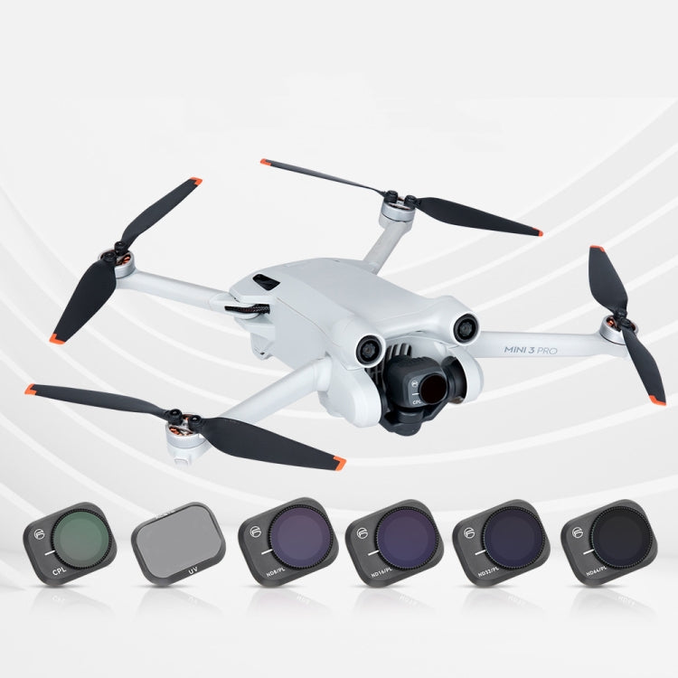 Para DJI Mini 3 Pro RCSTQ PL Filtros Drone Accesorios, ND8/PL, ND16/PL, ND32/PL, ND64/PL, 4 In 1 ND/PL 8/16/32/64, 6 In 1 UV+CPL+ND/PL 8/16/32/64