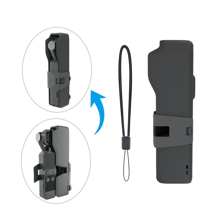 Para DJI OSMO Pocket 2 RCSTQ Estuche de transporte Caja de bolsa de almacenamiento con cordón, For DJI OSMO Pocket 2