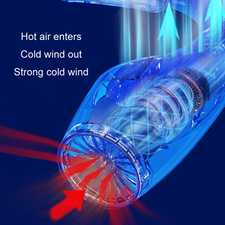 Ventilador de cuello colgante sin hojas con refrigeración por viento grande con carga USB