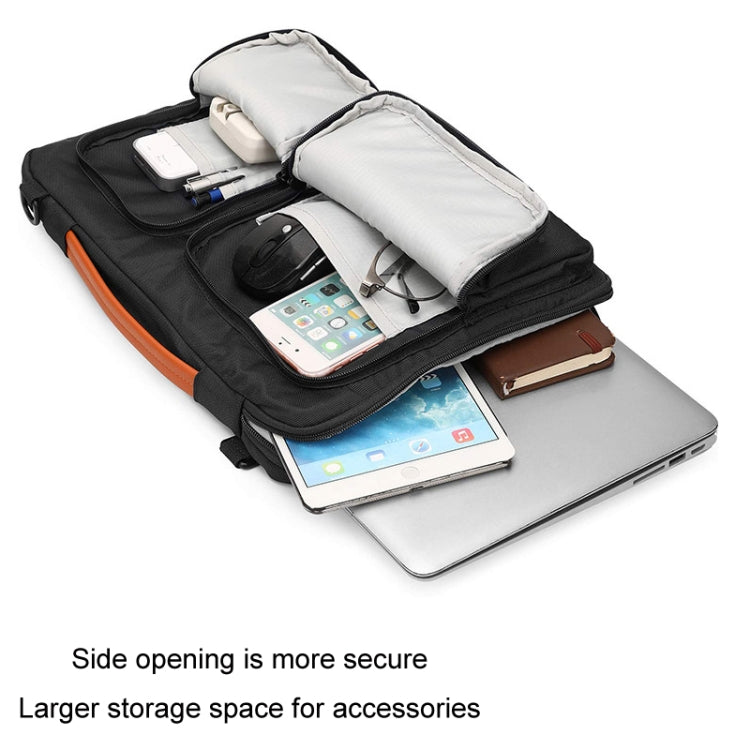 Bolso bandolera de mensajero para computadora Bolso de manga para computadora portátil, 13.3-14 inch, 15-15.6 inch