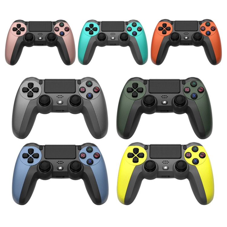 KM048 para PS4 Bluetooth Wireless Gamepad Controller 4.0 con barra de luz, KM048 (Mint Green), KM048 (Cangling Green), KM048 (Vitality Orange), KM048 (Rose Pink), KM048 (Lemon Yellow), KM048 (Mountain Blue), KM048 (Battle Gray), KM048 (Elegant Silver) ...