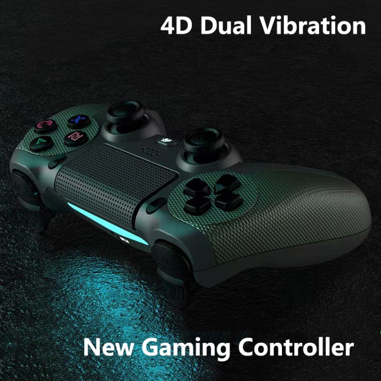 KM048 para PS4 Bluetooth Wireless Gamepad Controller 4.0 con barra de luz, KM048 (Mint Green), KM048 (Cangling Green), KM048 (Vitality Orange), KM048 (Rose Pink), KM048 (Lemon Yellow), KM048 (Mountain Blue), KM048 (Battle Gray), KM048 (Elegant Silver) ...