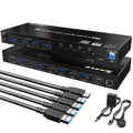 KVM401A 4 puertos USB 3.0 Dispositivo compartido HDMI KVM Switch HUB Convertidor compartido, KVM401A