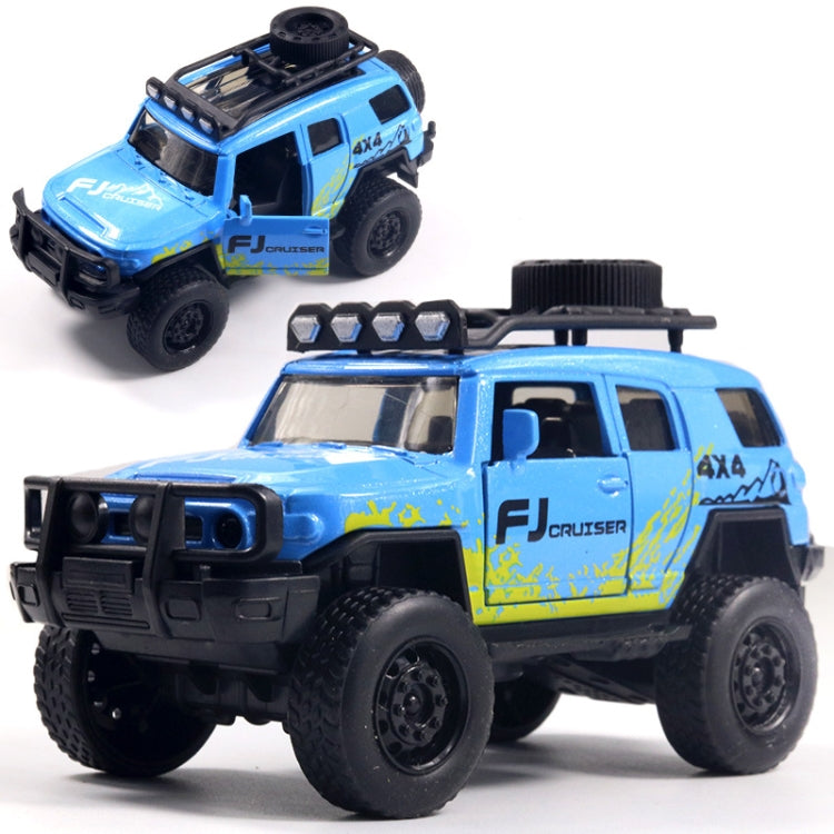 Coche en miniatura de aleación todoterreno de simulación 1:36, coche de juguete para niños con doble puerta abierta