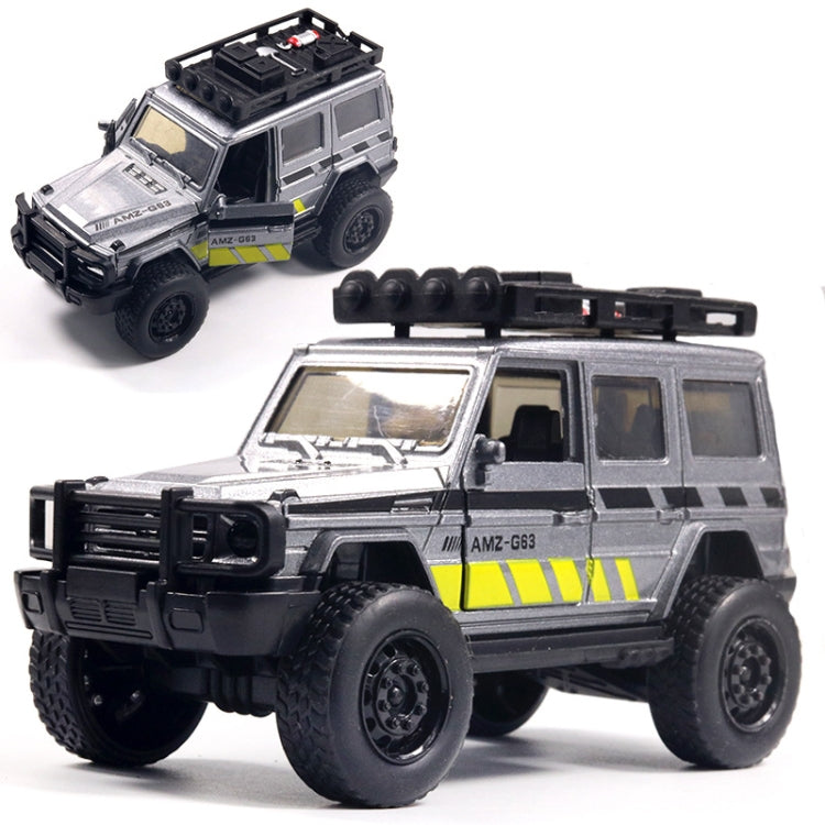 Coche en miniatura de aleación todoterreno de simulación 1:36, coche de juguete para niños con doble puerta abierta