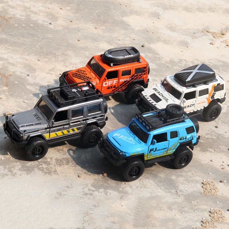 Coche en miniatura de aleación todoterreno de simulación 1:36, coche de juguete para niños con doble puerta abierta