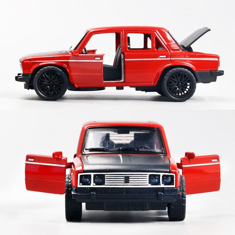 Coche en miniatura de aleación 1:36, tres puertas abiertas, coche pequeño, juguetes, adornos para pasteles