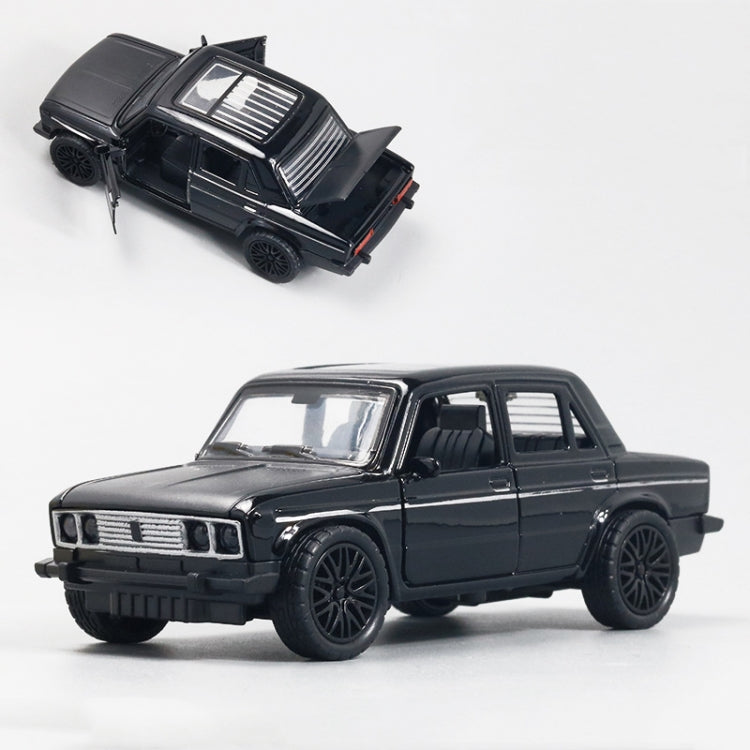 Coche en miniatura de aleación 1:36, tres puertas abiertas, coche pequeño, juguetes, adornos para pasteles