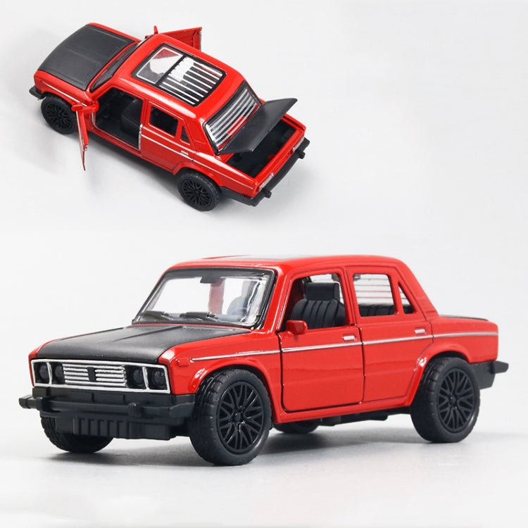 Coche en miniatura de aleación 1:36, tres puertas abiertas, coche pequeño, juguetes, adornos para pasteles