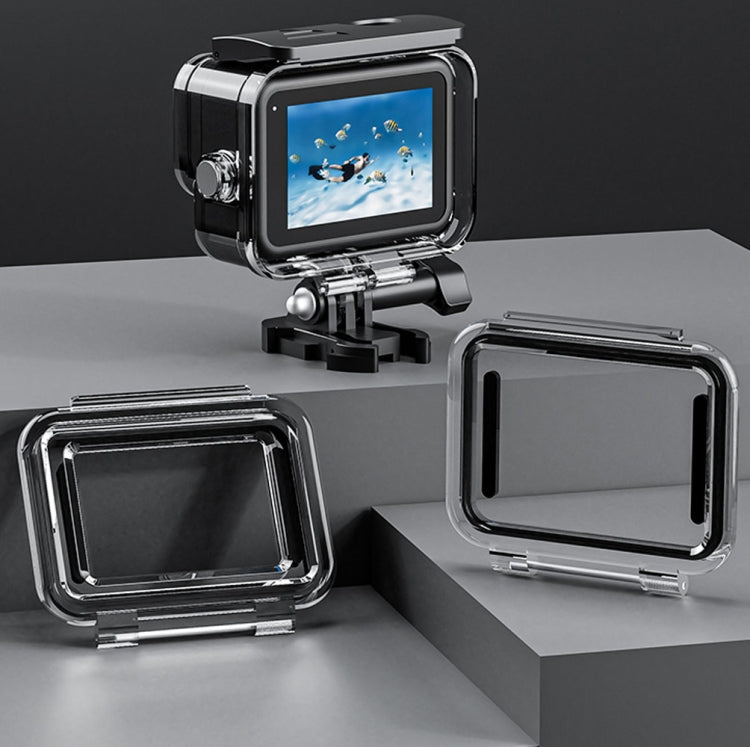 Para GoPro Hero11 Black / HERO10 Black / HERO9 Black TELESIN Estuche impermeable Escena completa Anti-vaho Carcasa de buceo subacuático, For GoPro Hero11 Black / HERO10 Black / HERO9 Black