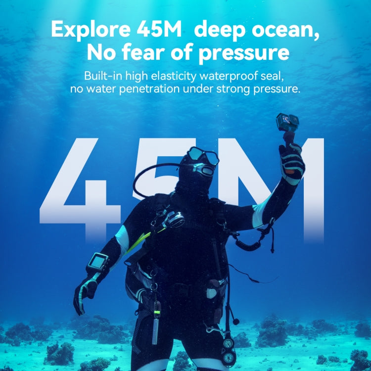 Para GoPro Hero11 Black / HERO10 Black / HERO9 Black TELESIN Estuche impermeable Escena completa Anti-vaho Carcasa de buceo subacuático, For GoPro Hero11 Black / HERO10 Black / HERO9 Black