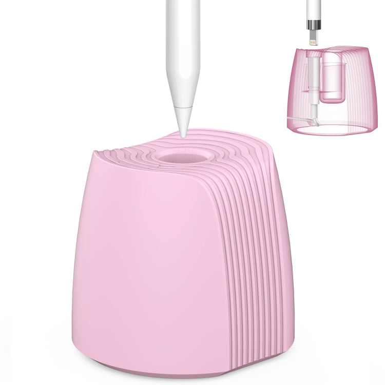 Para Apple Pencil 1 / 2 AhaStyle PT-LC04 Soporte de base de silicona para bolígrafo de escritura a mano