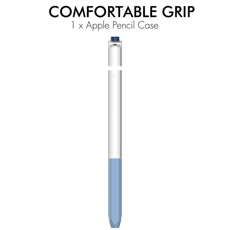 Para Apple Pencil 2 AhaStyle PT-LC05 Jelly Style Funda protectora de silicona translúcida