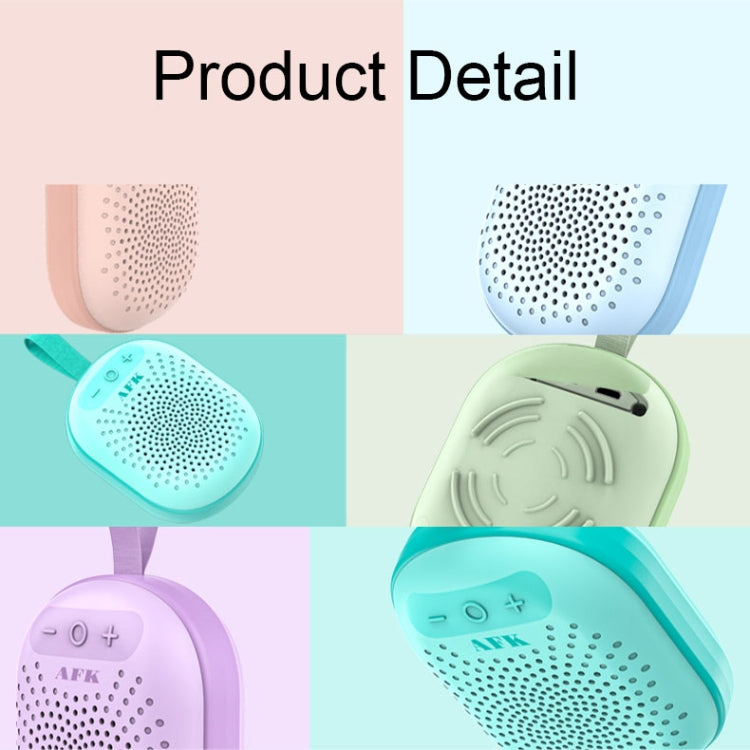 AFK BT-513 TWS Mini Altavoz Bluetooth con luz RGB portátil Efecto de sonido 3D Audio Bluetooth a prueba de agua, BT-513 (Pink), BT-513 (Green), BT-513 (Blue), BT-513 (Light Blue)