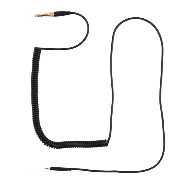 ZS0185 para Sennheiser HD598 / HD558 / HD518 / HD595 Cable de resorte para auriculares, longitud del cable: 1,4 m-3 m, ZS0185