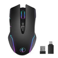 E50 2.4G Wireless Mouse Jiggler Ratón inalámbrico portátil con 7 teclas