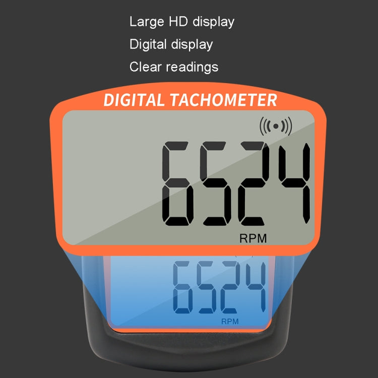 Tacómetro láser de tacómetro de engranaje de motor portátil de mano DT2234C +, DT2234C+
