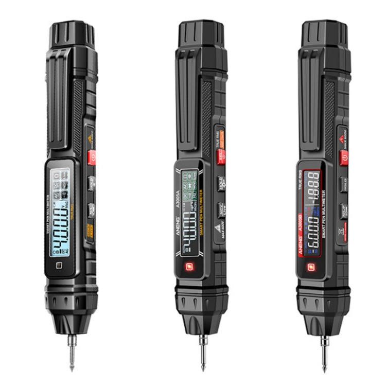 Pluma de prueba de inducción de electricista Medidor universal digital de alta precisión anti-quema totalmente inteligente, ANENG A3005, ANENG A3005A, ANENG A3005B