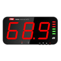 Detector de decibelios de medidor de ruido montado en la pared de pantalla grande, TA653A, TA654A