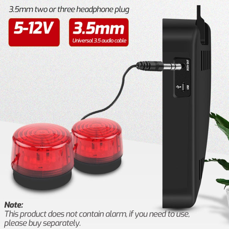 Detector de decibelios de medidor de ruido montado en la pared de pantalla grande, TA653A, TA654A