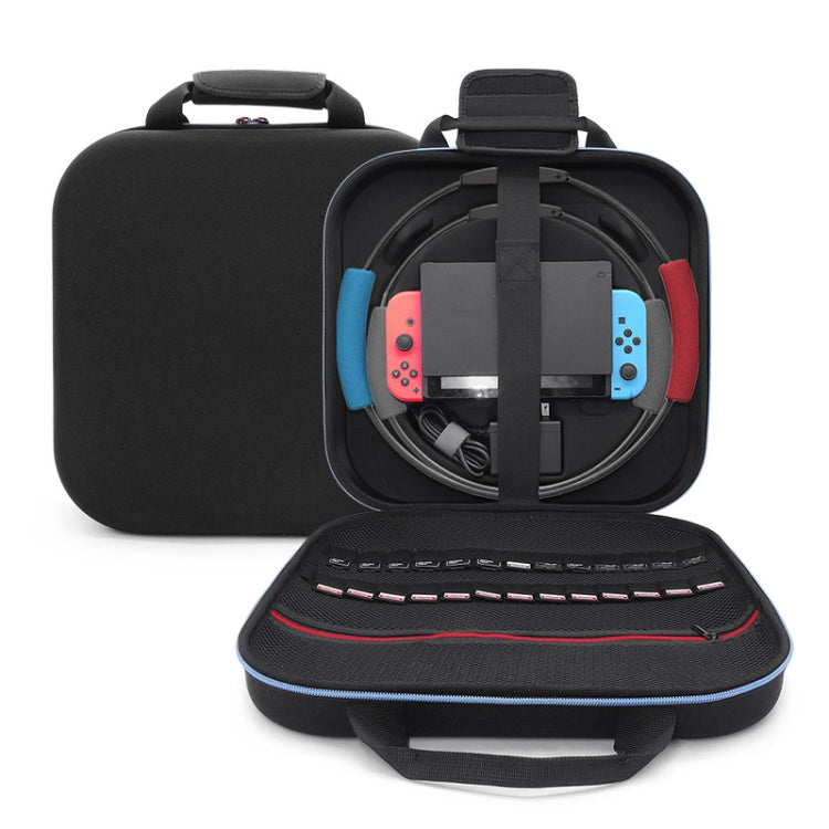 GH1872 para Nintendo Switch, bolsa de almacenamiento de anillo de fitness doble, accesorios de paquete de host de carcasa dura portátil EVA, GH1872 GH1872