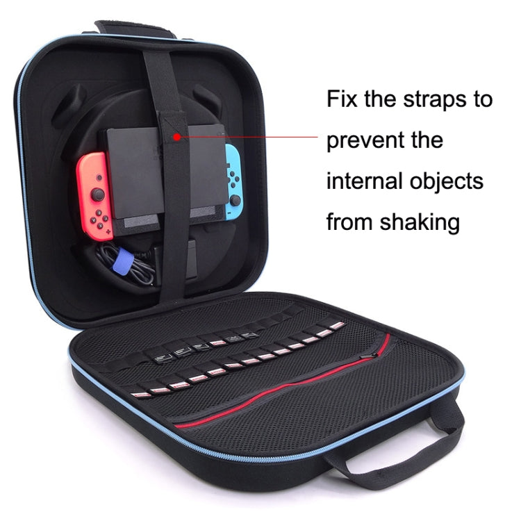 GH1872 para Nintendo Switch, bolsa de almacenamiento de anillo de fitness doble, accesorios de paquete de host de carcasa dura portátil EVA, GH1872 GH1872