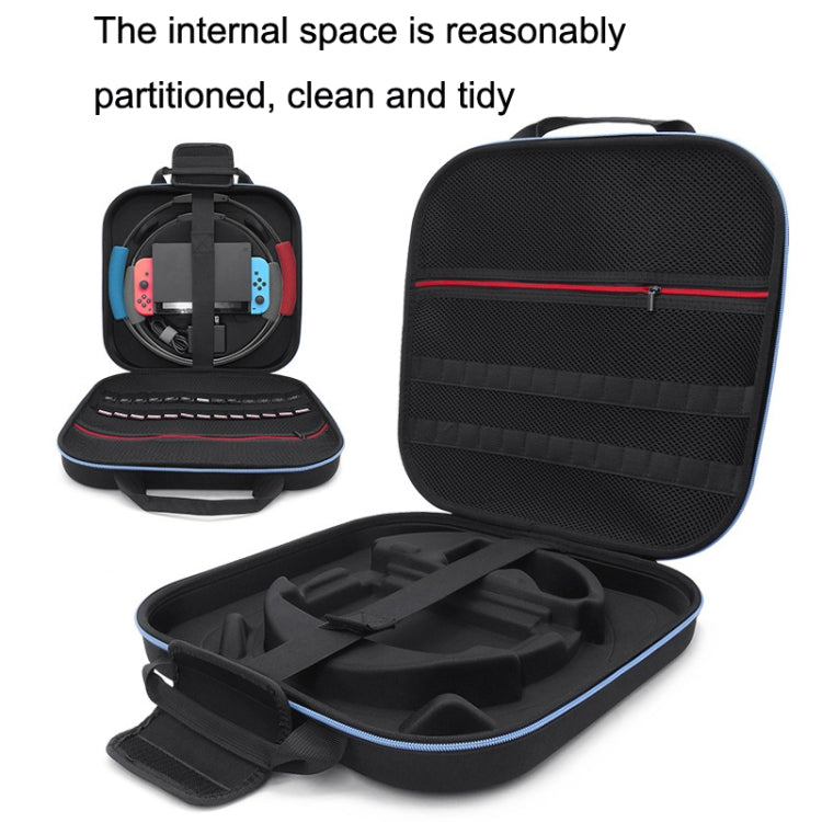 GH1872 para Nintendo Switch, bolsa de almacenamiento de anillo de fitness doble, accesorios de paquete de host de carcasa dura portátil EVA, GH1872 GH1872