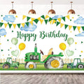 Fondo de fotografía de Tractor de granja suministros de decoración de fiesta de cumpleaños de tela, 150x100cm, 150x210cm, 180x110cm, 180x240cm, 180x270cm
