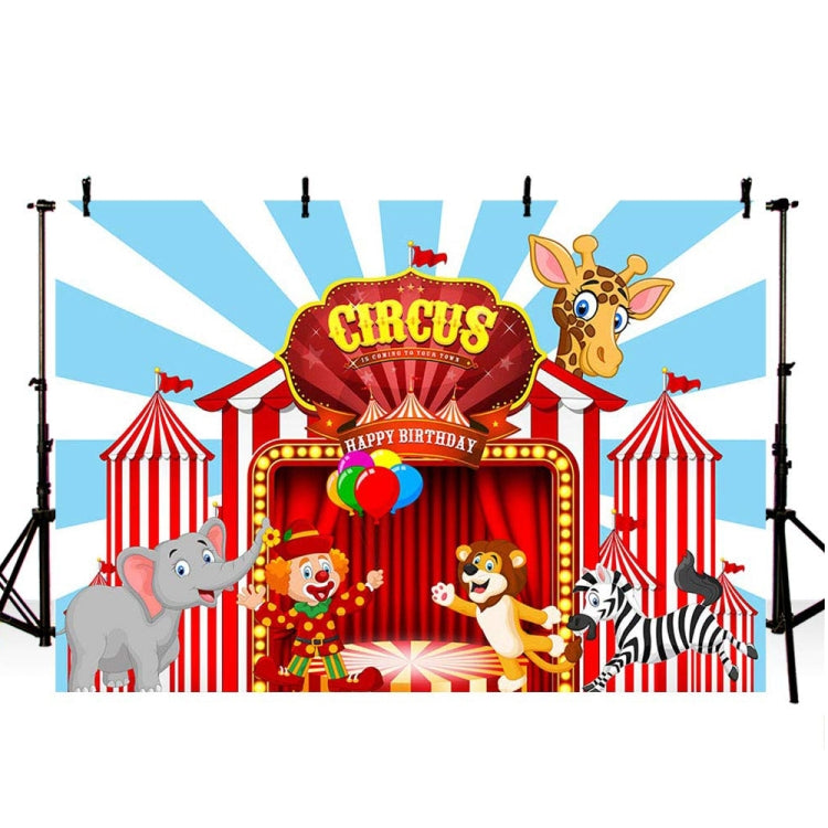 2 piezas telón de fondo de circo decoraciones de fiesta de carnaval Banner para cumpleaños, 150 x 100cm, 180 x 110cm, 180 x 120cm, 210 x 150cm