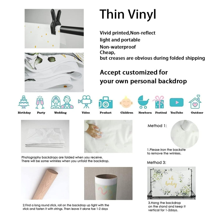 2 piezas telón de fondo de circo decoraciones de fiesta de carnaval Banner para cumpleaños, 150 x 100cm, 180 x 110cm, 180 x 120cm, 210 x 150cm
