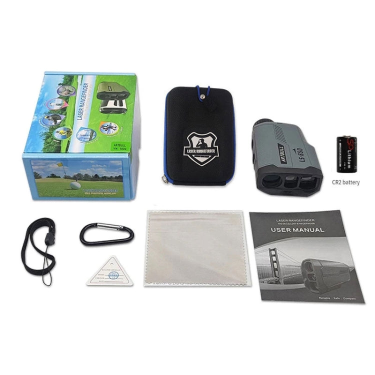ARTBULL LS-650 Telémetro láser de golf para exteriores Telescopio de altímetro de 650 m, LS-650