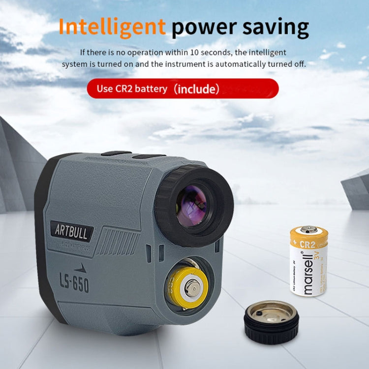 ARTBULL LS-650 Telémetro láser de golf para exteriores Telescopio de altímetro de 650 m, LS-650