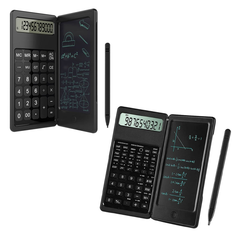 Calculadora de tablero de escritura LCD plegable portátil de oficina de negocios de aprendizaje de 6 pulgadas, Basic Model, Function Model